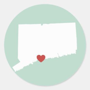 Connecticut Love - Customisable Sticker