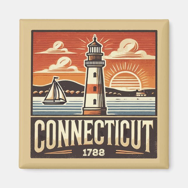 Connecticut Magnet (Front)