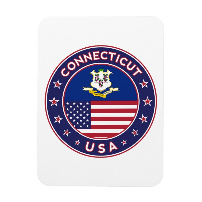 Connecticut Magnet (Vertical)