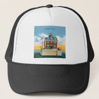 Connecticut New London Ledge Light Trucker Hat
