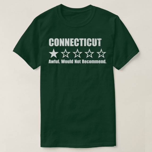 Connecticut One Review TShirt 1 (Design Front)