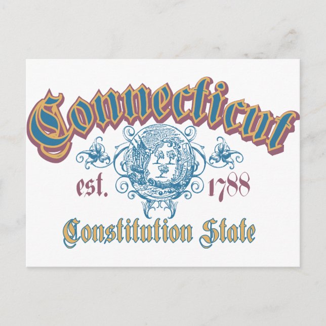 Connecticut Postcard (Front)