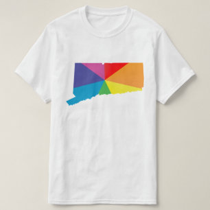 connecticut pride. angled. T-Shirt