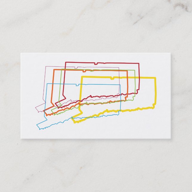connecticut pride blur business card (Front)