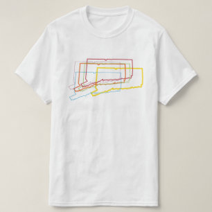 connecticut pride blur T-Shirt