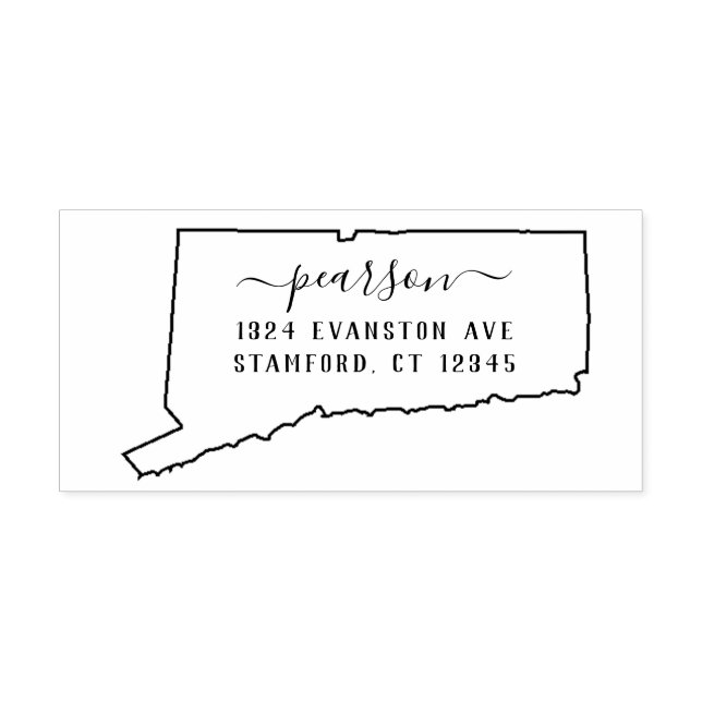 Connecticut Return Address Stamp Self-Inking (Design)
