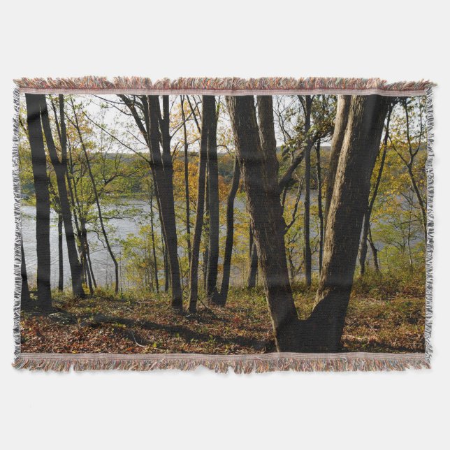 Connecticut River Throw Blanket (Front)