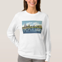 Connecticut River View of the Hartfort Skyline