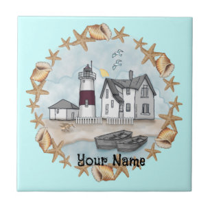 Connecticut Shells Lighthouse  tile