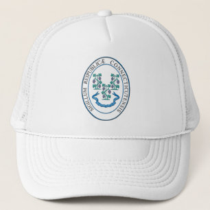 Connecticut sign trucker hat
