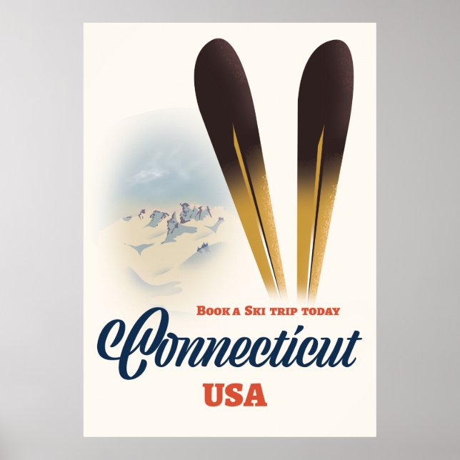 Connecticut ski poster (Front)