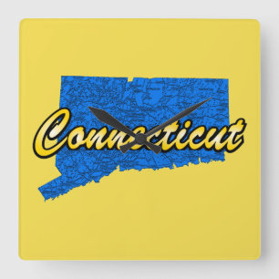 Connecticut Square Wall Clock