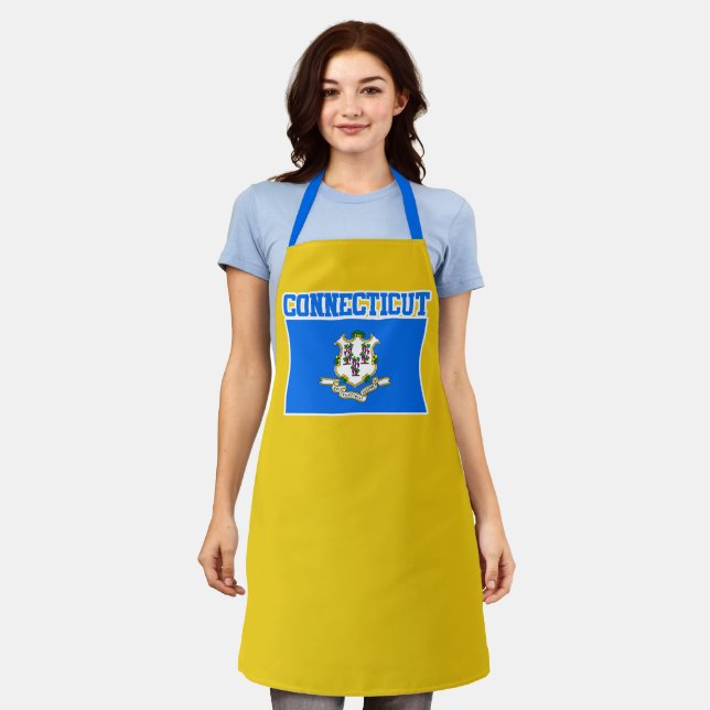 Connecticut State Flag Apron (Worn)