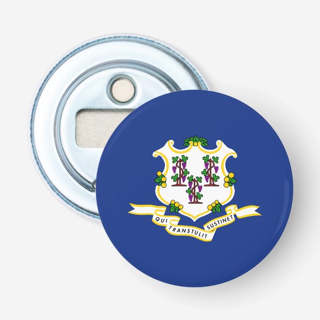 Connecticut State Flag Bottle Opener (Front)