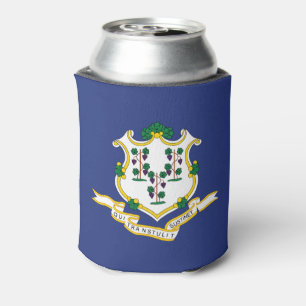 Connecticut State Flag Can Cooler