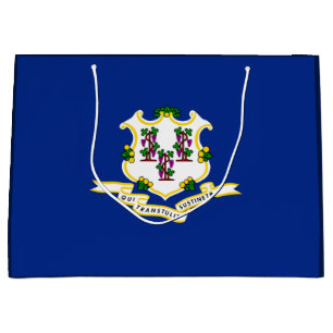 Connecticut State Flag Design Large Gift Bag