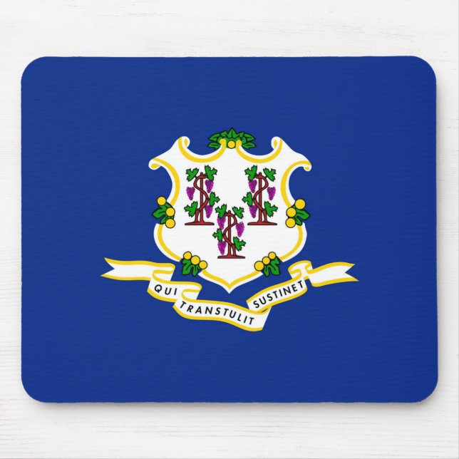 Connecticut State Flag Design Mouse Pad (Front)