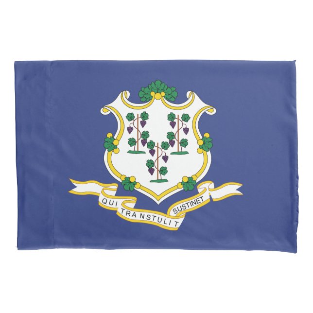 Connecticut State Flag Pillowcase (Front)