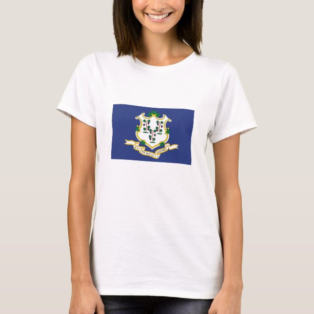 Connecticut State Flag T-Shirt (Front)