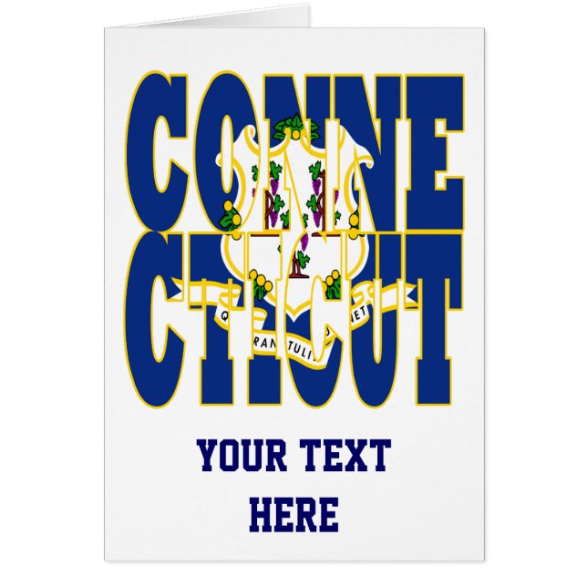 Connecticut state flag text (Front)