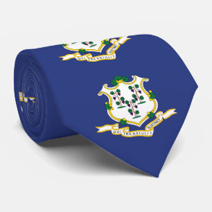 Connecticut State Flag Tie