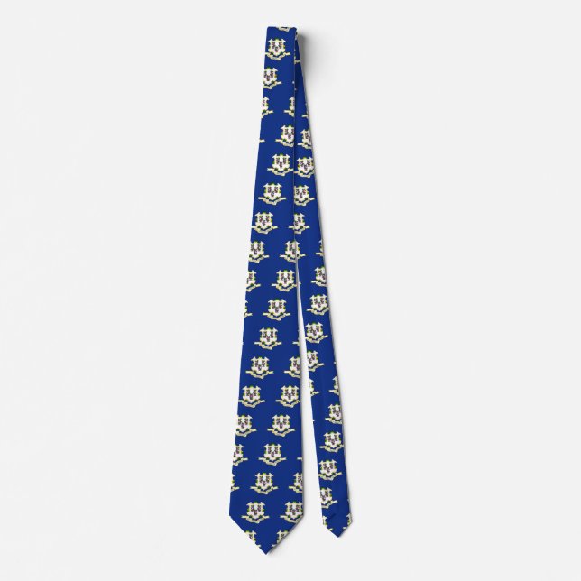 Connecticut State Flag Tie (Front)