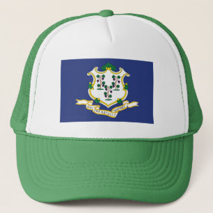 Connecticut State Flag Trucker Hat