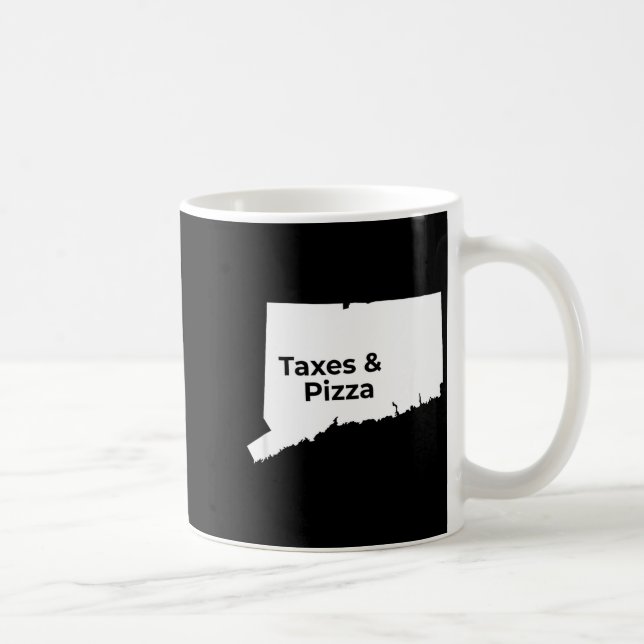 Connecticut Taxes &amp; Connecticut Zza  Coffee Mug (Right)