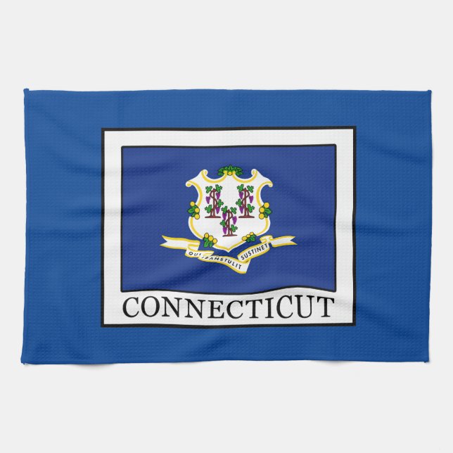 Connecticut Tea Towel (Horizontal)