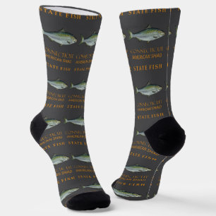 Connecticut Territory Fish The American Shad Socks