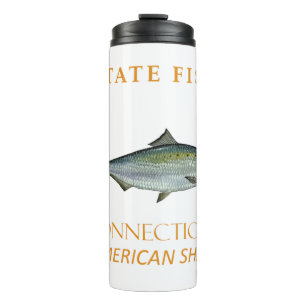 Connecticut Territory Fish The American Shad Thermal Tumbler