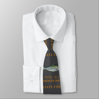 Connecticut Territory Fish The American Shad Tie