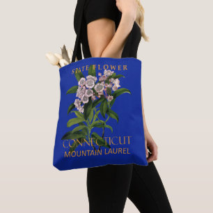 Connecticut Territory Flower Kalmia Latifolia Tote Bag