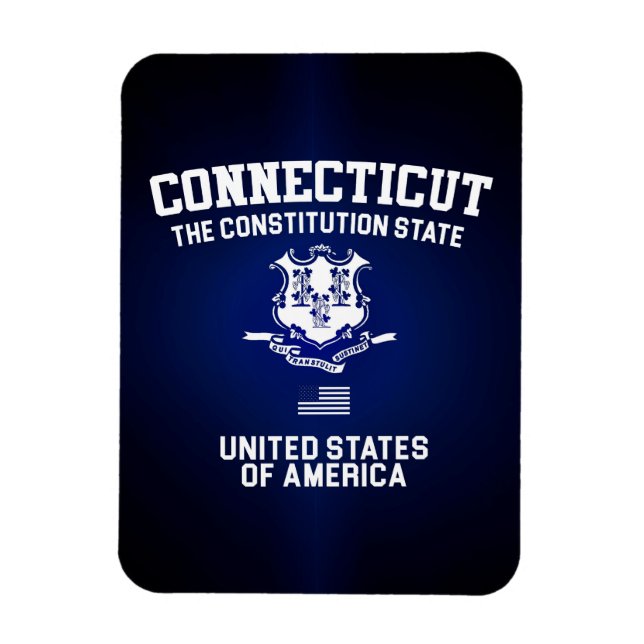 Connecticut The Constitution State Magnet (Vertical)