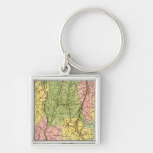 Connecticut US Key Ring