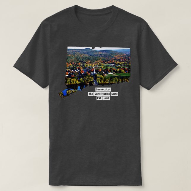 Connecticut USA T-Shirt (Design Front)
