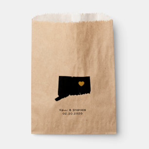 Connecticut Wedding Favour Treat Sacks, Gift Bags