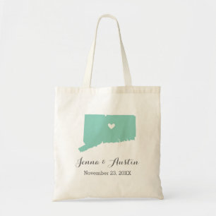 Connecticut Wedding Welcome Tote Bag