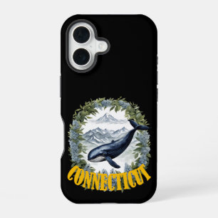 Connecticut Whale With Mountain Laurel iPhone 16 Case