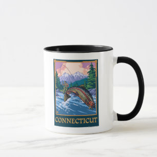 ConnecticutAngler Fisherman Scene Mug