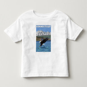 ConnecticutEagle Fishing Toddler T-Shirt