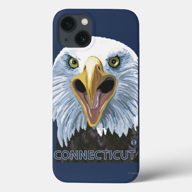 ConnecticutEagle Up Close Case-Mate iPhone Case (Back)