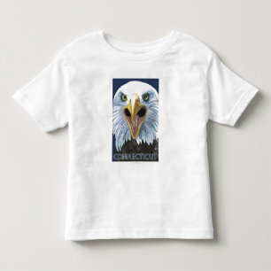 ConnecticutEagle Up Close Toddler T-Shirt