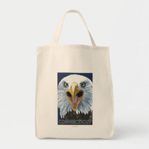 ConnecticutEagle Up Close Tote Bag