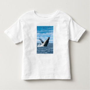 ConnecticutHumpback Whale Scene Toddler T-Shirt