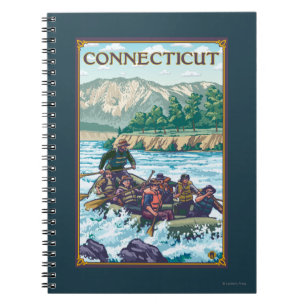 ConnecticutRiver Rafting Scene Notebook