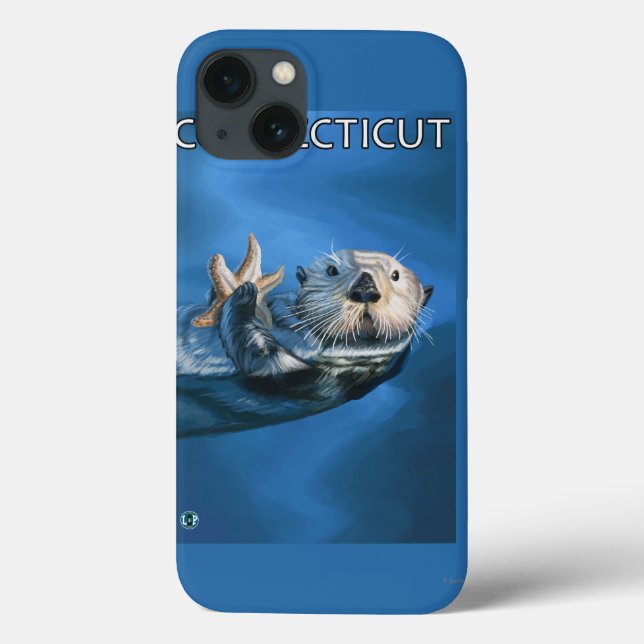 ConnecticutSea Otter Scene Case-Mate iPhone Case (Back)