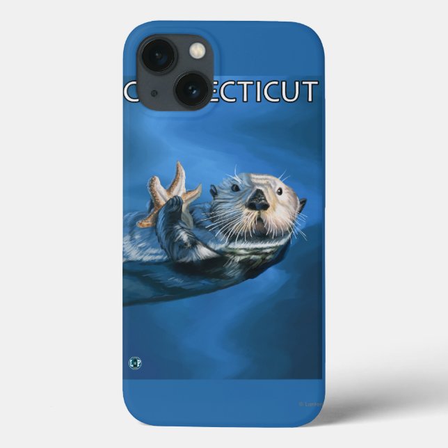 ConnecticutSea Otter Scene Case-Mate iPhone Case (Back)