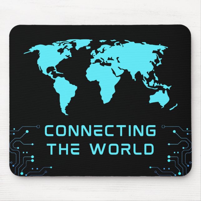 Connecting the world  mouse pad (Front)