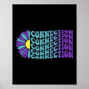 Connection Suicide Prevention Mental Health Awaren Poster